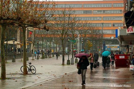 Regenwetter, Saarbrücken Hauptbahnhof